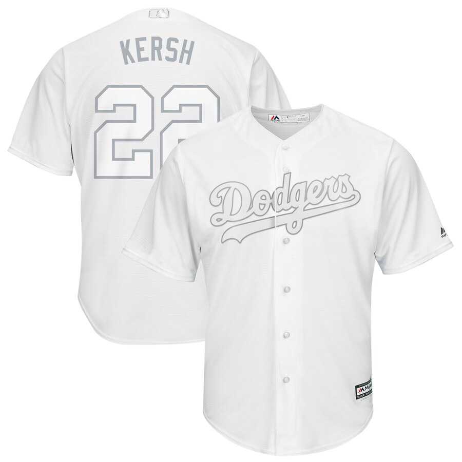 Dodgers 22 Clayton Kershaw Kersh White 2019 Players' Weekend Player Jersey Dzhi,We sell and wholesale Dodgers 22 Clayton Kershaw Kersh White 2019 Players' Weekend Player Jersey Dzhi on line form chian!